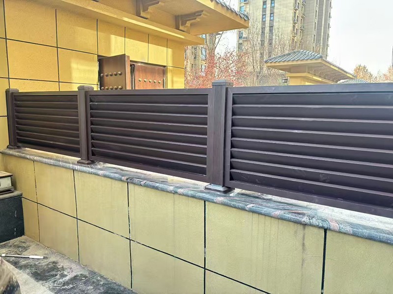 横百叶铝艺护栏